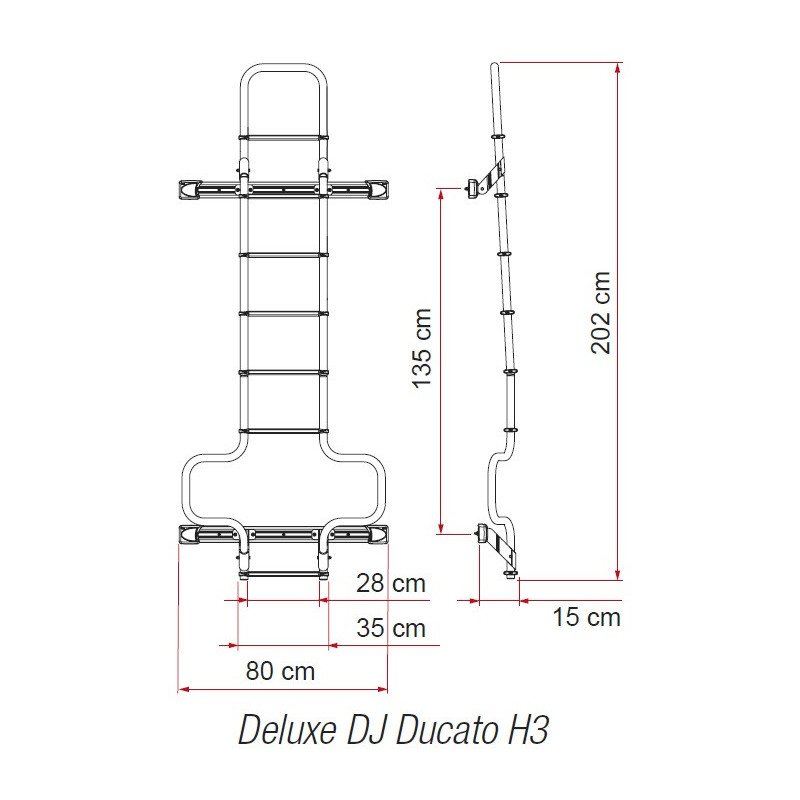 Fiamma Deluxe Dj Ducato Deep Black Chelle De Toit Fourgon