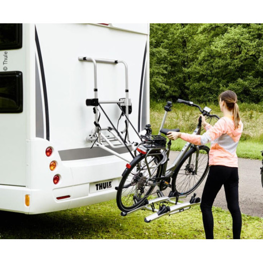 Porte vélos Thule Essential version pour camping-car courte