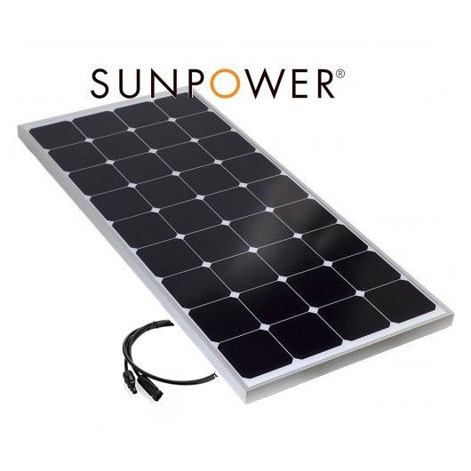 Kit solaire 55W 12V avec convertisseur Pour Cabanons Mobil home Porta