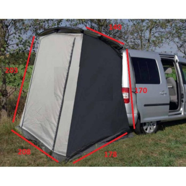 Tente arrière DUCATISSIMO PREMIUM, Auvent arrière pour fourgon, Auvent, Accessoires Camping-car