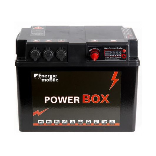 Pile lithium autonome type batterie nomade EM PowerBox 1280 Wh + 1000W 230V  – H2R EQUIPEMENTS