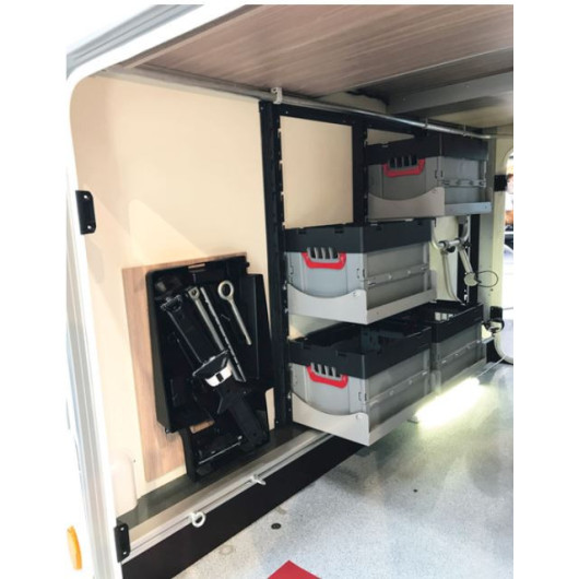 Meuble avec lavabo intégré et autonome camping car - Équipement caravaning
