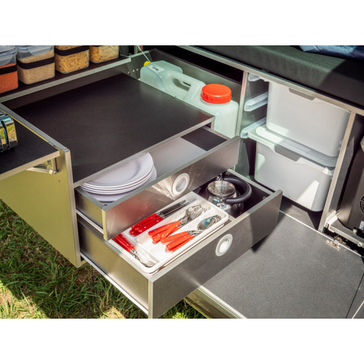 Reimo Campingbox L Cm Cuisine Amovible Van Vw T5 T6 Multivan