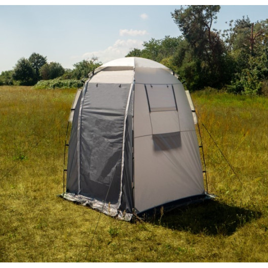 Cabine de douche toile de tente plein aire en camping-car