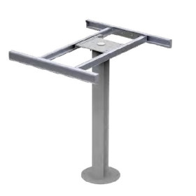 Pied de table aluminium télescopique pour camping-car RG-077137