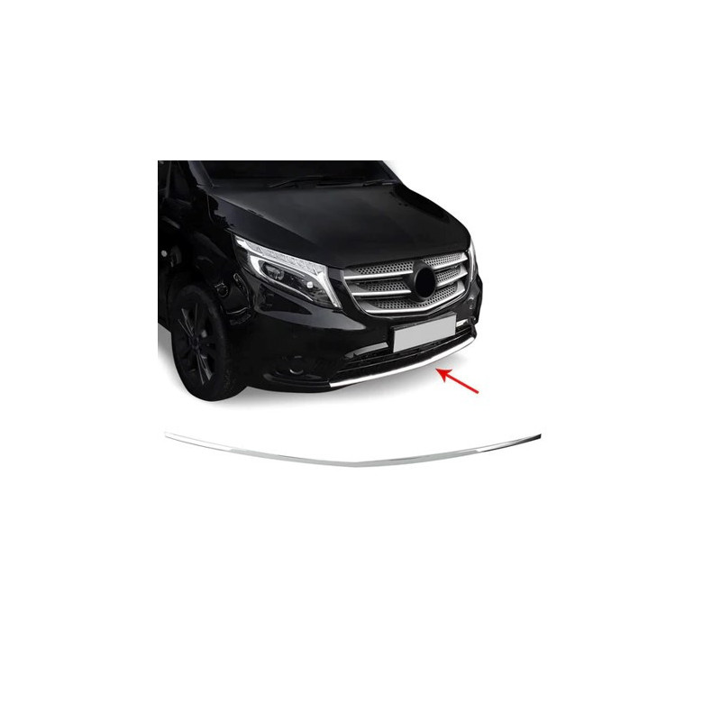 Protection pare-chocs carbone MB Vito W447 OMAC - Protection carrosserie  fourgon aménagé - H2R Equipements.