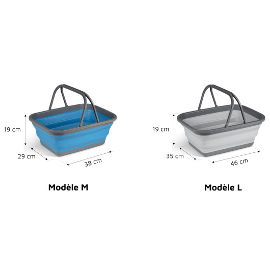 Bassine pliable d'extérieur - Pour le camping - En toile robuste - Peut  être utilisée comme bac à vaisselle de camping, bac à A235 - Cdiscount Au  quotidien
