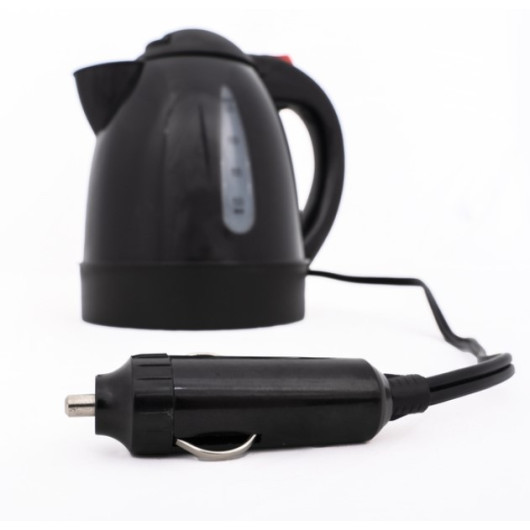 Bouilloire électrique de voiture portable voyage sur la route allume-cigare  DC12V eau chauffée thé café bouilloire arrêt automatique (bouilloire 1000
