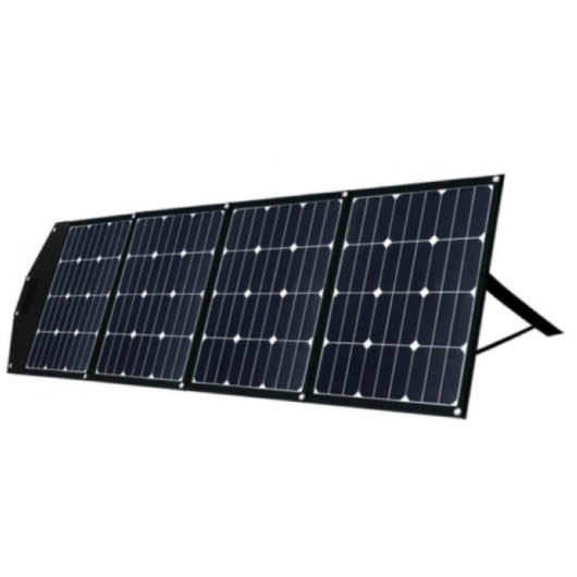 Grand panneau solaire pliable 400W pour batterie lithium portable - H2R  Equipements
