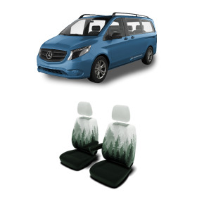 Housse de siège de voiture pour accessoires d'intérieur de voiture pour la  partie avant du conducteur