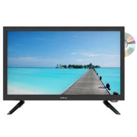 Téléviseur à écran plat LED 15,6 1080p avec lecteur DVD intégré, petit TV-DVD  Combo