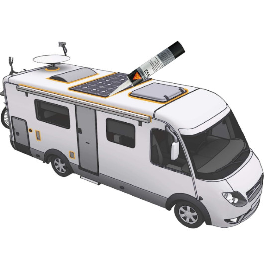 Mastic flex 522 pour camping-car - Just4Camper Sika RG-0Q524