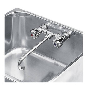Acheter Cascade gris évier cuisine robinet chaud froid mélangeur lavabo  plusieurs sorties d'eau Rotation volant pluie robinet monotrou