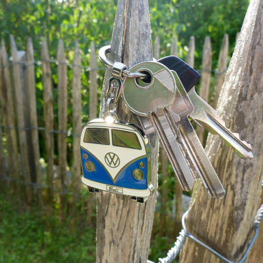 Porte-clés en forme de mousqueton de bain en métal vintage