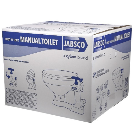 JABSCO Twist 'n' Lock Compact Toilet