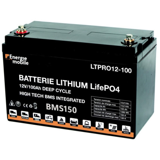 Batterie Lithium pour bateaux