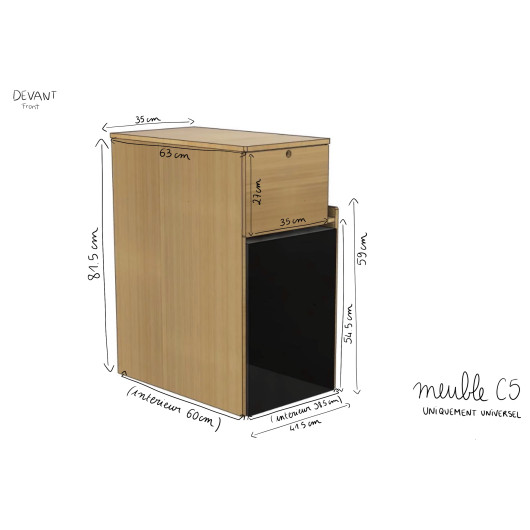 Meuble Seeker SIMPLE VAN - Kit ménagement de van et fourgon - H2R